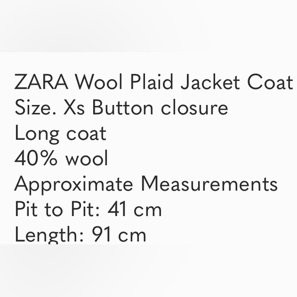Zara wool coat - Picture 5 of 7